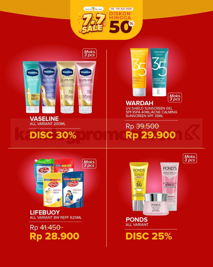 Promo Yogya Online 7.7 Sale Diskon hingga 50% Promo Yogya Online 7.7 Sale Diskon hingga 50% 3