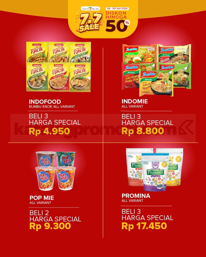 Promo Yogya Online 7.7 Sale Diskon hingga 50% Promo Yogya Online 7.7 Sale Diskon hingga 50% 6