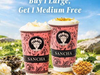 Promo Sancha Milk Tea Grand Opening Bencoolen Mall Beli 1 Large Gratis 1 Medium