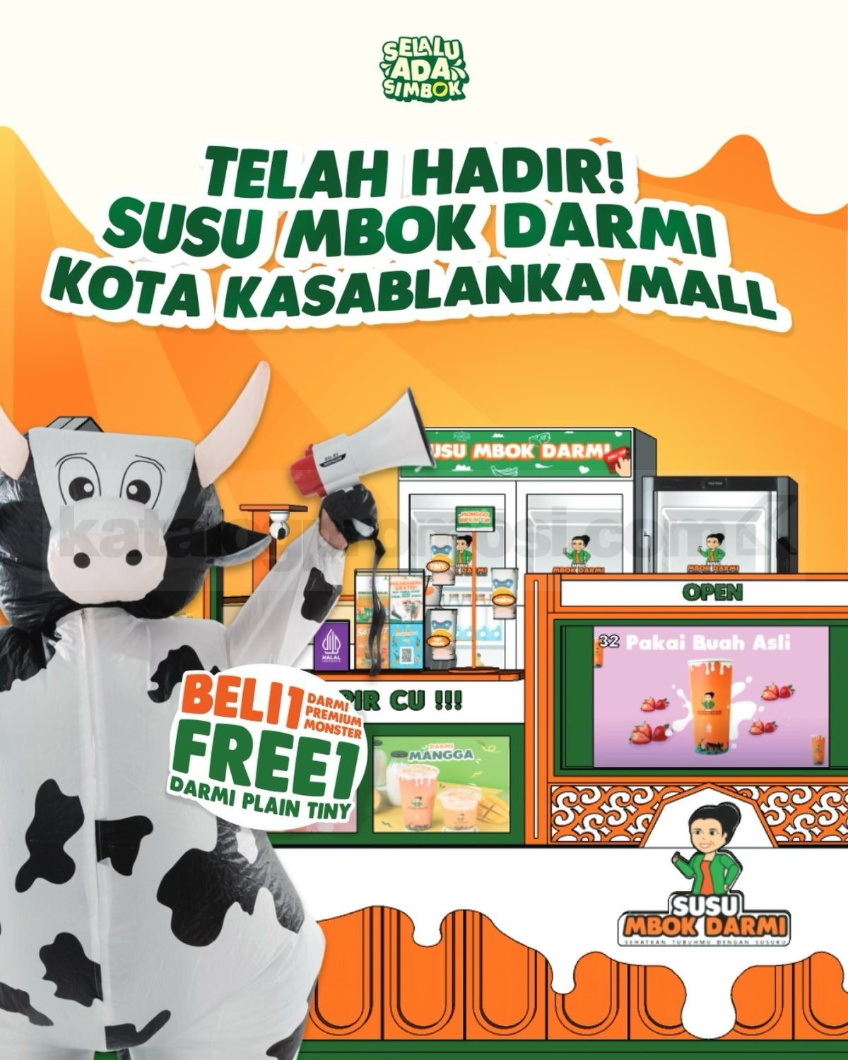 Promo Susu Mbok Darmi Mall Kota Kasablanka Beli 1 Gratis 1 Promo Susu Mbok Darmi Mall Kota Kasablanka Beli 1 Gratis 1 Darmi Premium Monster.