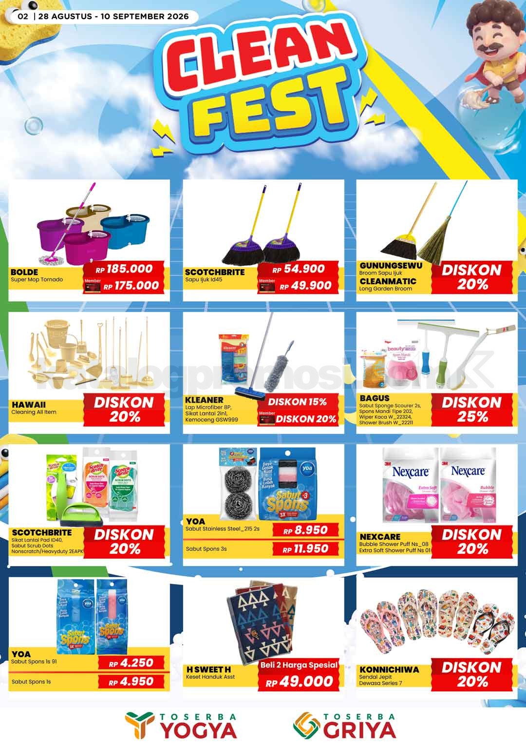 Katalog Promo Toserba Yogya Promo SERBA HEMAT 28 Agustus - 10 September 2026 Katalog Promo Toserba Yogya Promo SERBA HEMAT 28 Agustus - 10 September 2026 1
