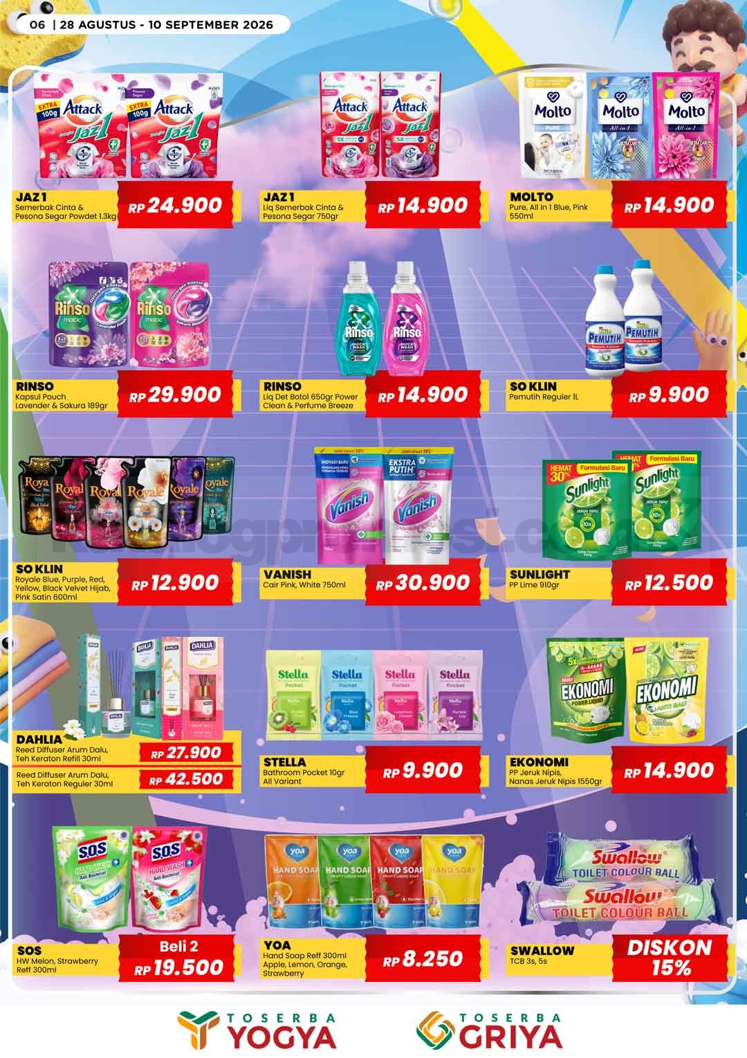 Katalog Promo Toserba Yogya Promo SERBA HEMAT 28 Agustus - 10 September 2026 Katalog Promo Toserba Yogya Promo SERBA HEMAT 28 Agustus - 10 September 2026 5