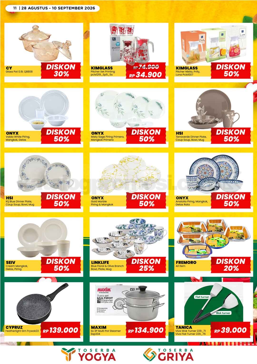 Katalog Promo Toserba Yogya Promo SERBA HEMAT 28 Agustus - 10 September 2026 Katalog Promo Toserba Yogya Promo SERBA HEMAT 28 Agustus - 10 September 2026 10