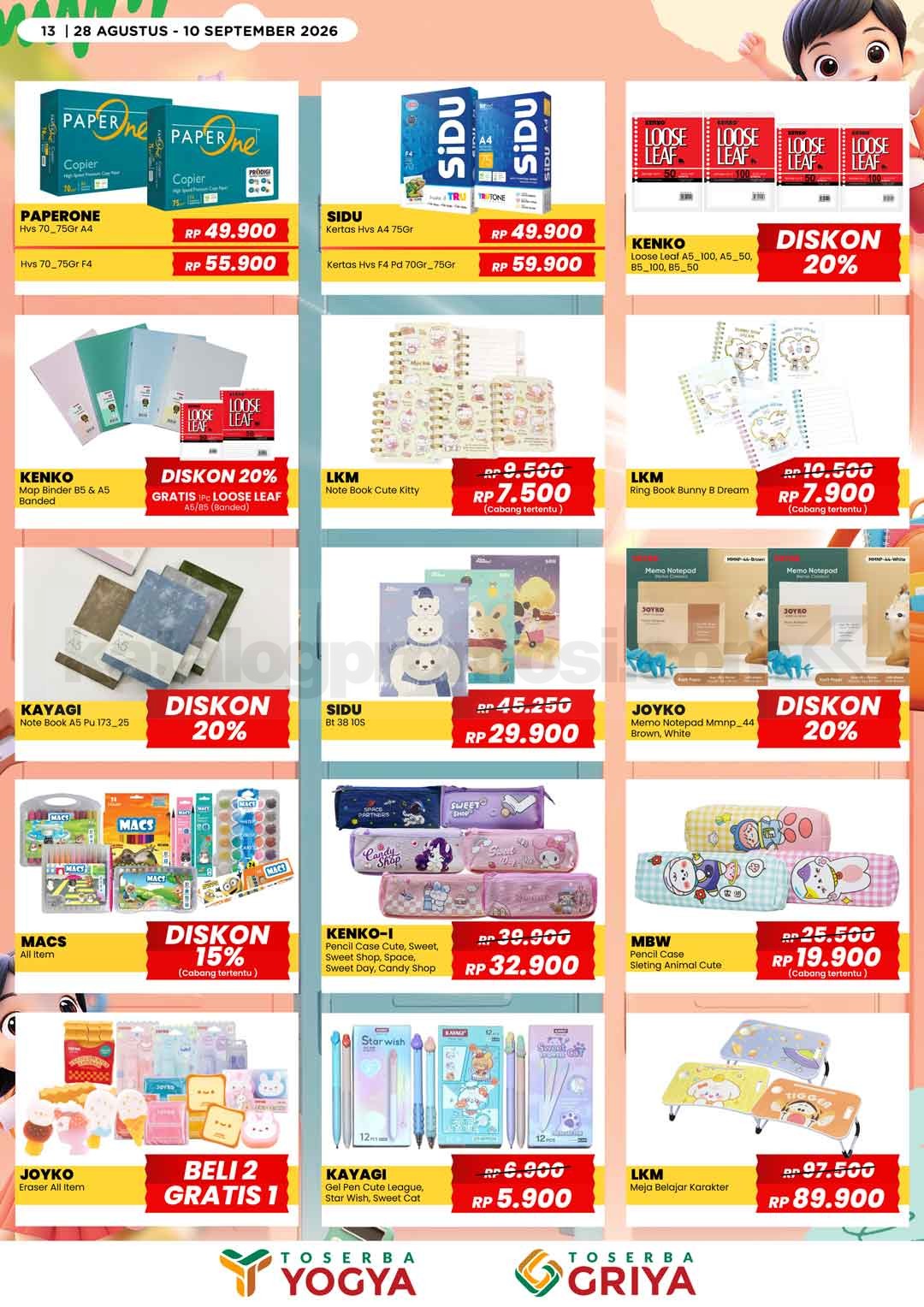 Katalog Promo Toserba Yogya Promo SERBA HEMAT 28 Agustus - 10 September 2026 Katalog Promo Toserba Yogya Promo SERBA HEMAT 28 Agustus - 10 September 2026 12