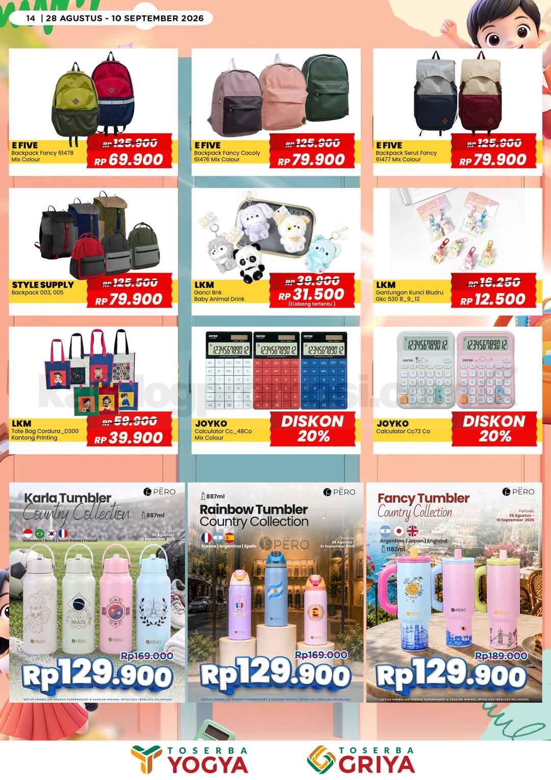 Katalog Promo Toserba Yogya Promo SERBA HEMAT 28 Agustus - 10 September 2026 Katalog Promo Toserba Yogya Promo SERBA HEMAT 28 Agustus - 10 September 2026 13