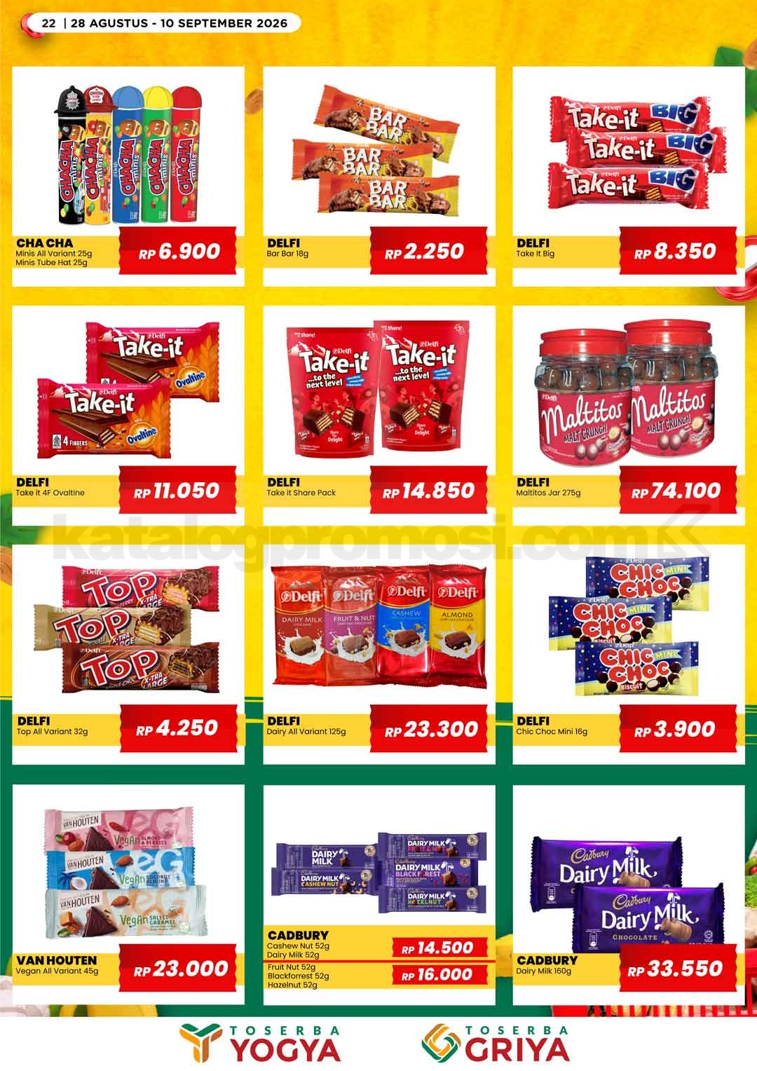 Katalog Promo Toserba Yogya Promo SERBA HEMAT 28 Agustus - 10 September 2026 Katalog Promo Toserba Yogya Promo SERBA HEMAT 28 Agustus - 10 September 2026 21
