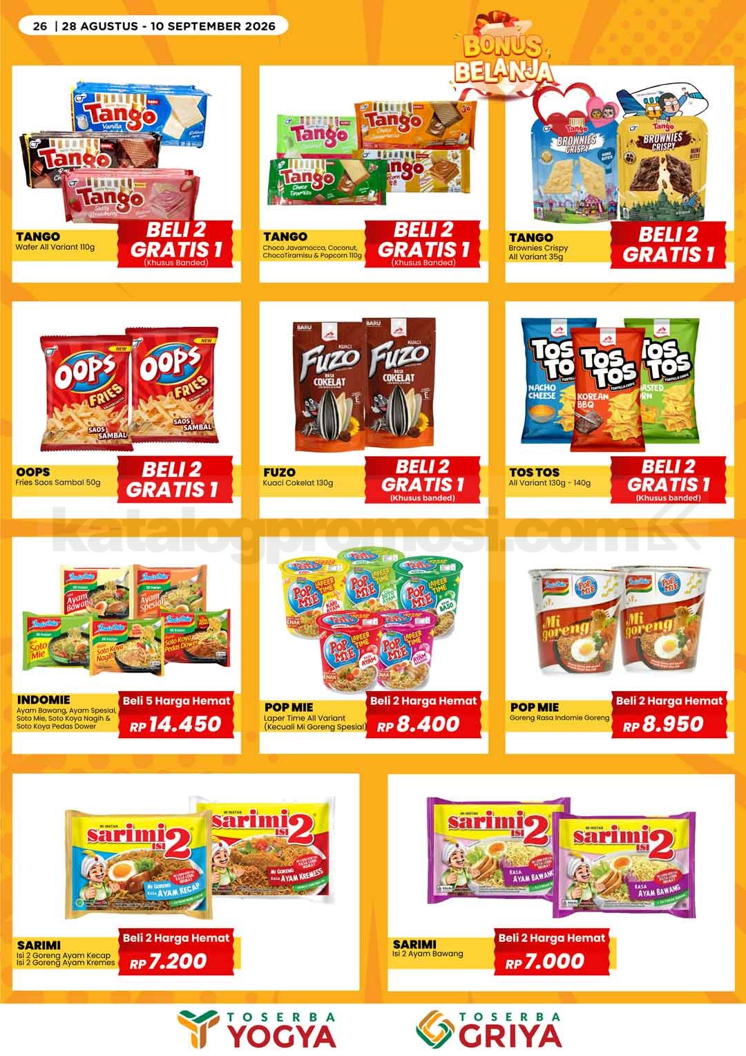 Katalog Promo Toserba Yogya Promo SERBA HEMAT 28 Agustus - 10 September 2026 Katalog Promo Toserba Yogya Promo SERBA HEMAT 28 Agustus - 10 September 2026 24