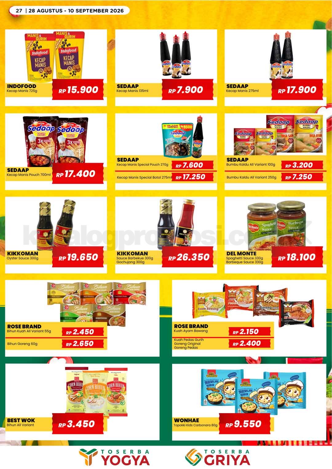 Katalog Promo Toserba Yogya Promo SERBA HEMAT 28 Agustus - 10 September 2026 Katalog Promo Toserba Yogya Promo SERBA HEMAT 28 Agustus - 10 September 2026 25