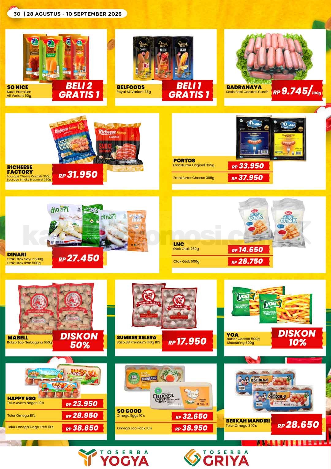 Katalog Promo Toserba Yogya Promo SERBA HEMAT 28 Agustus - 10 September 2026 Katalog Promo Toserba Yogya Promo SERBA HEMAT 28 Agustus - 10 September 2026 28