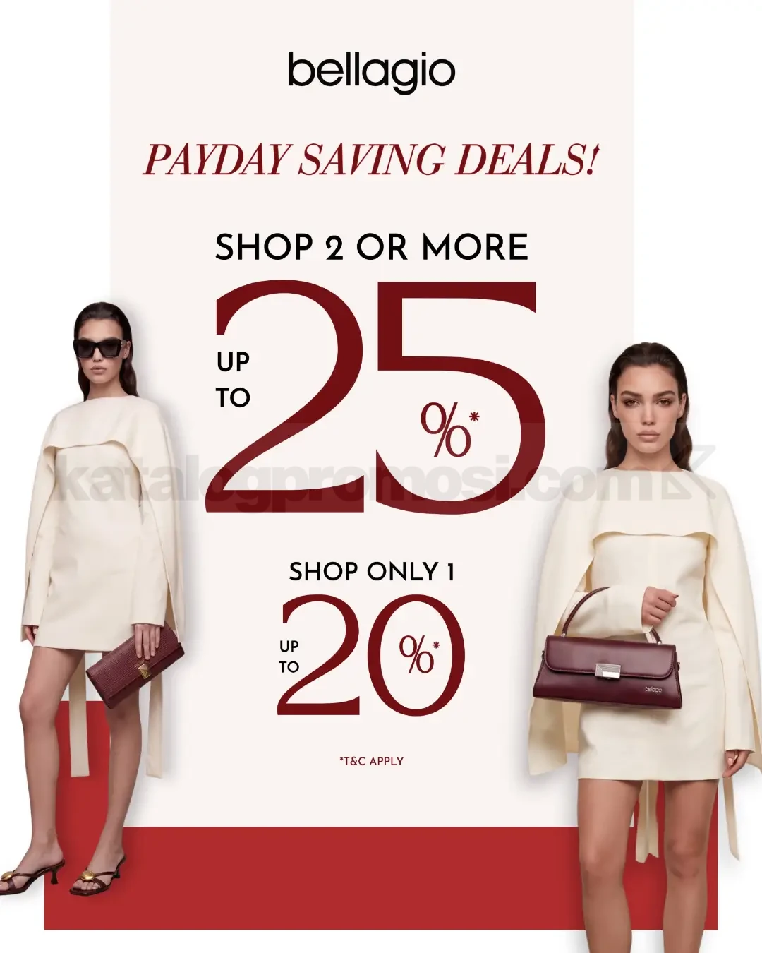 Promo Bellagio Payday Sale Diskon hingga 25% Promo Bellagio Payday Sale diskon hingga 25% berdasarkan jumlah item yang dibeli
