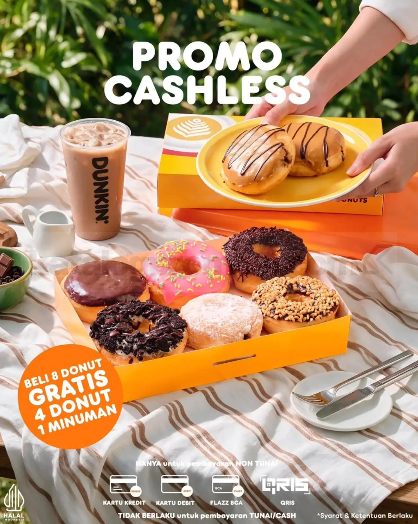 Promo Dunkin Donuts Cashless Beli 12 Donuts Cuma bayar 8 Donuts Promo Dunkin Donuts Cashless Beli 12 Donuts Cuma bayar 8 Donuts setiap Kamis di Balikpapan