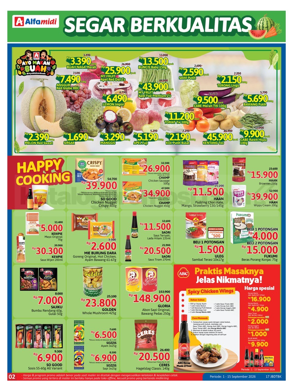 KATALOG PROMO ALFAMIDI TERBARU 01-15 September 2026