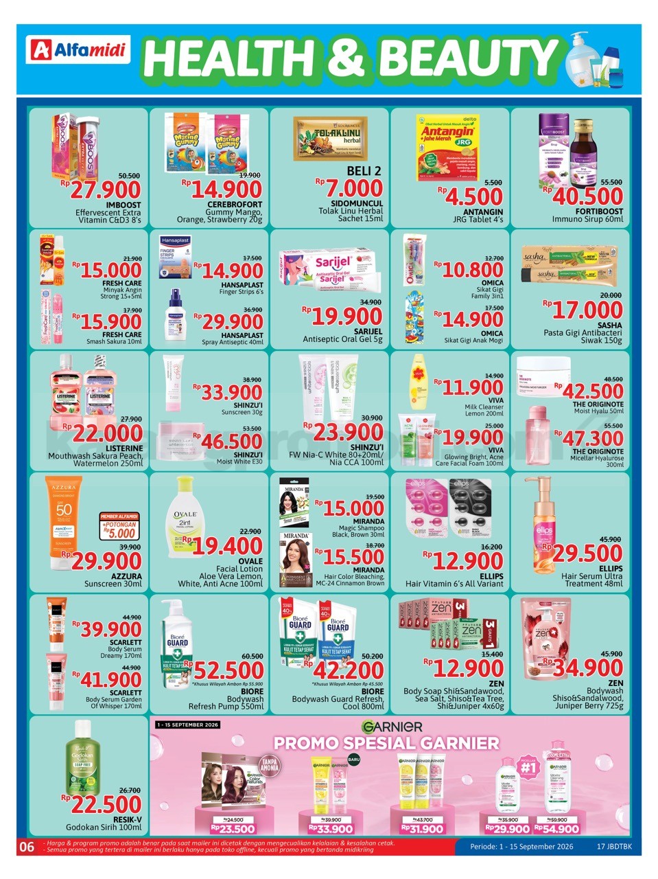 KATALOG PROMO ALFAMIDI TERBARU 01-15 September 2026