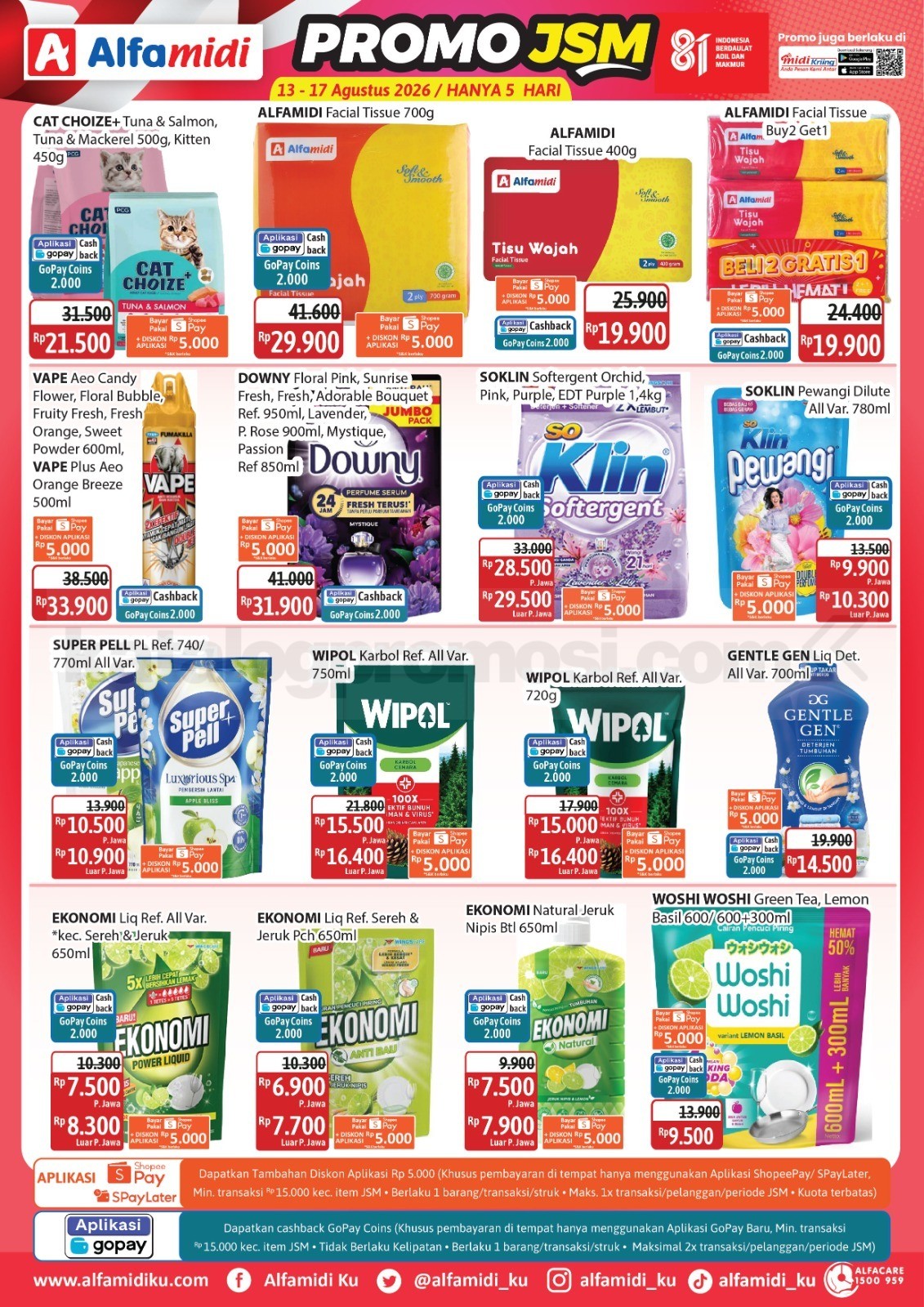 Promo JSM ALFAMIDI MINGGU INI 13-17 Agustus 2026