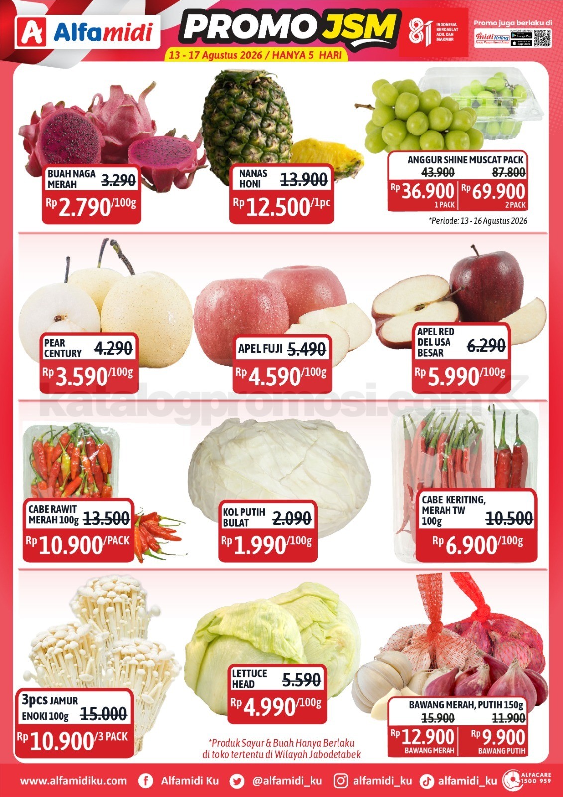 Promo JSM ALFAMIDI MINGGU INI 13-17 Agustus 2026