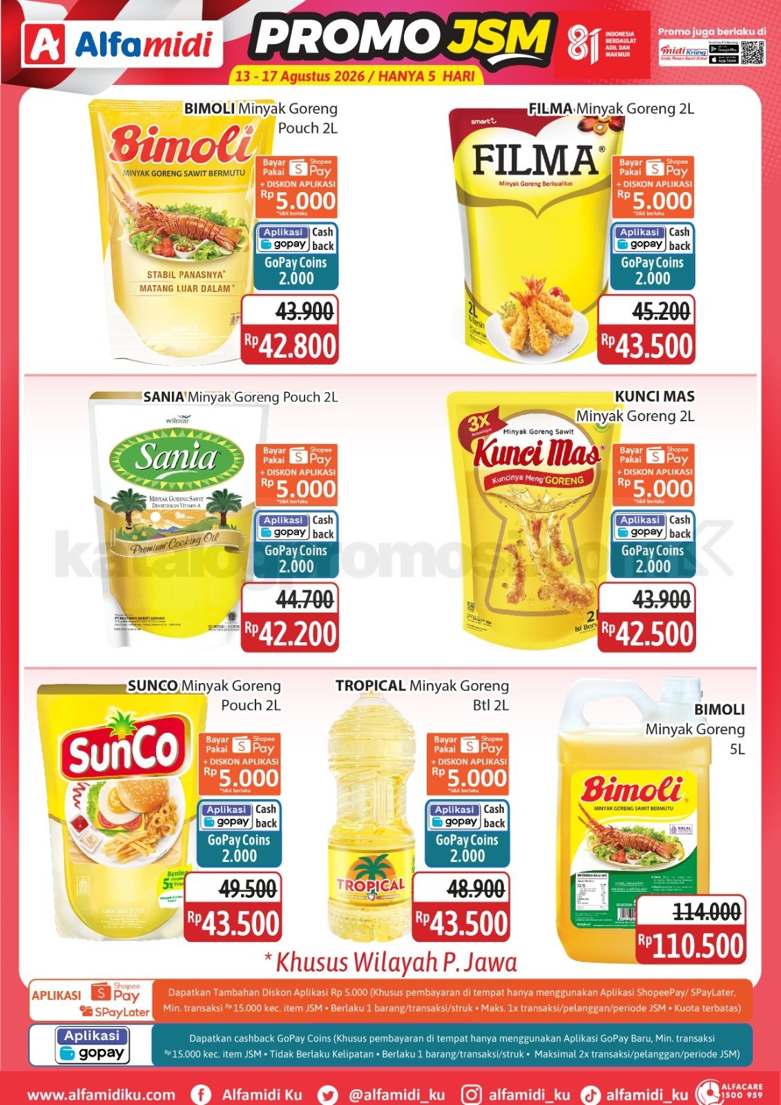 Promo JSM ALFAMIDI MINGGU INI 13-17 Agustus 2026