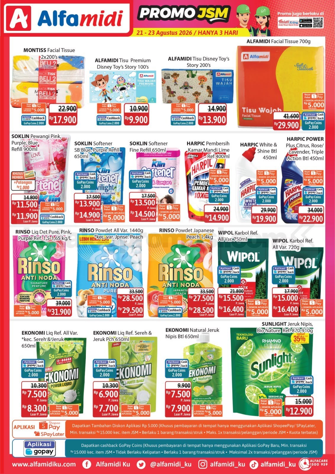 Promo JSM ALFAMIDI MINGGU INI 21-23 Agustus 2026