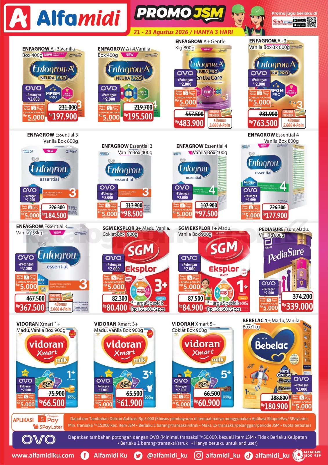 Promo JSM ALFAMIDI MINGGU INI 21-23 Agustus 2026