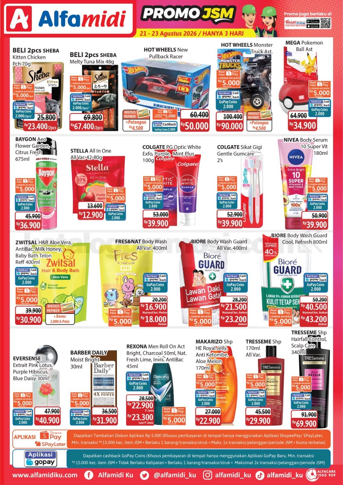 Promo JSM ALFAMIDI MINGGU INI 21-23 Agustus 2026