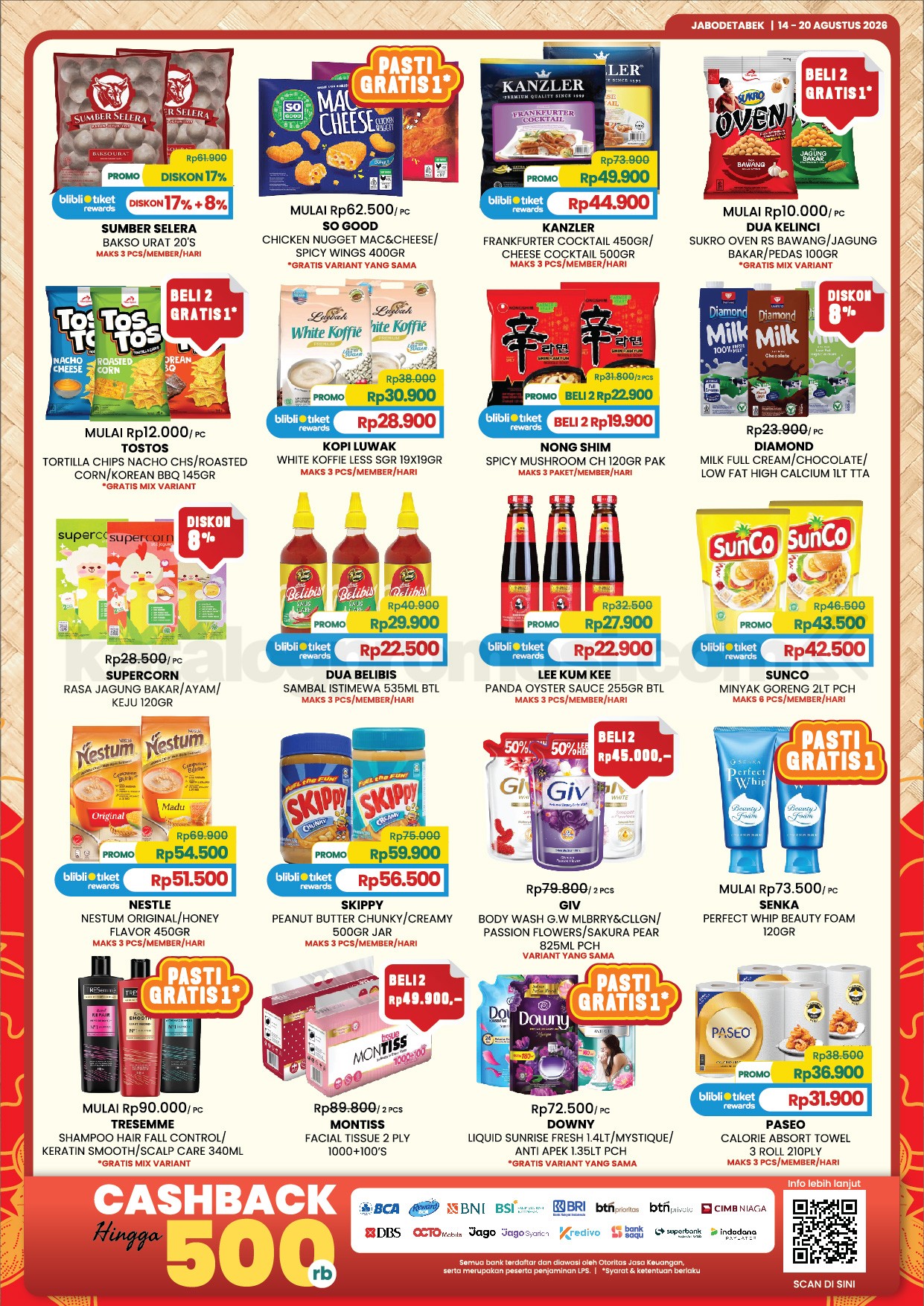Promo JSM Farmers Market Weekend 14-20 Agustus 2026