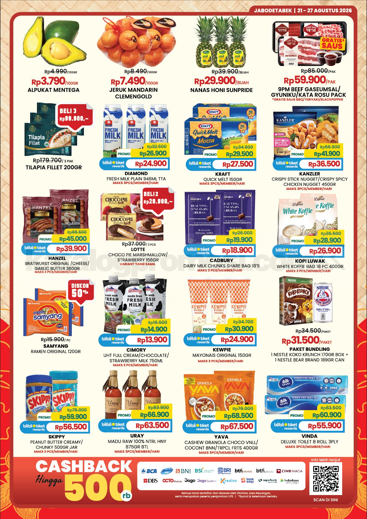 Promo JSM Farmers Market Weekend 21-27 Agustus 2026