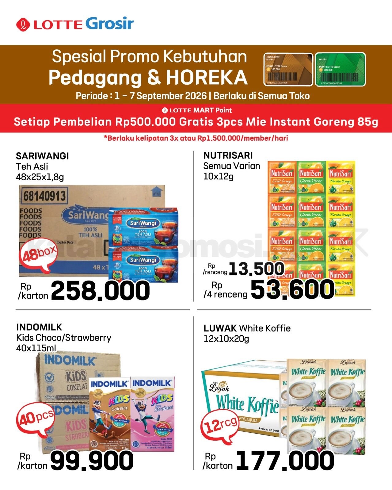 Katalog Promo LOTTE GROSIR TERBARU 02-08 September 2026 Katalog Promo LOTTE GROSIR TERBARU 02-08 September 2026 8
