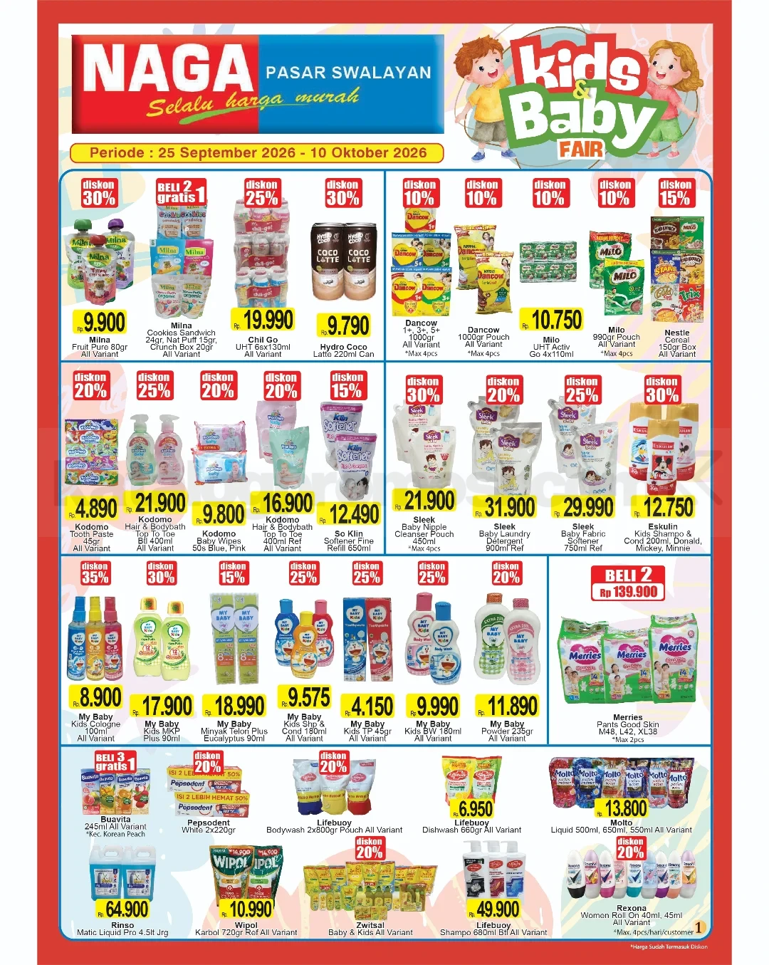 Katalog Promo NAGA SWALAYAN Terbaru 25 September - 10 Oktober 2026 Katalog Promo NAGA SWALAYAN Terbaru 25 September - 10 Oktober 2026