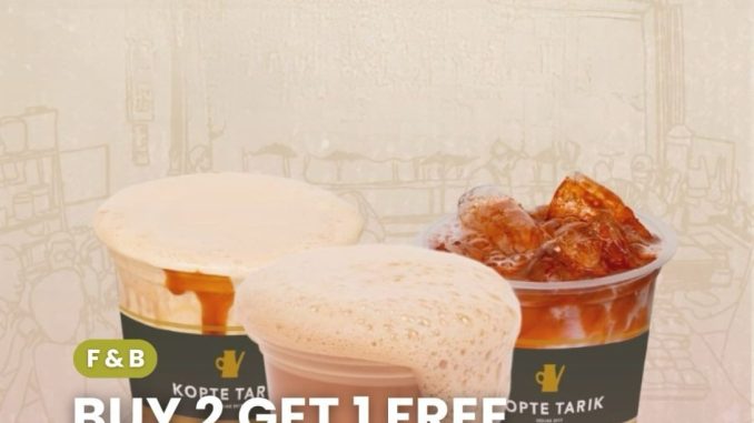 Promo Kopte Buy 2 Get 1 Gratis Kopi atau Teh Tarik di Living World Denpasar