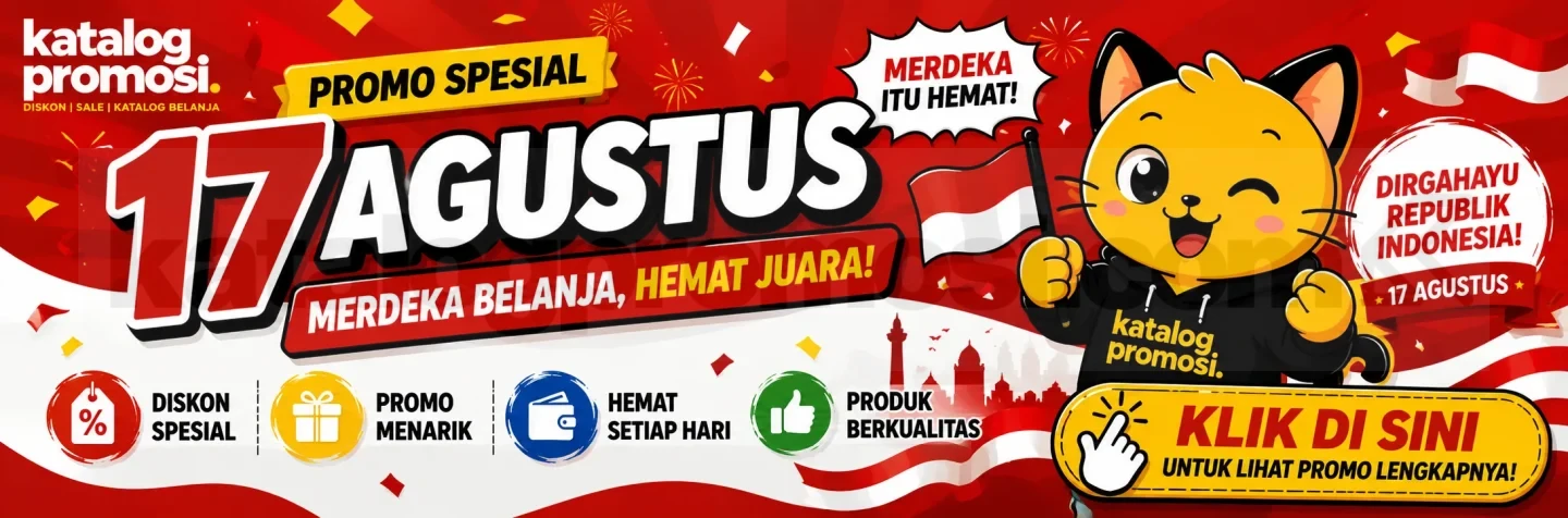Promo Merdeka 17 Agustus dalam rangka HUT RI 81