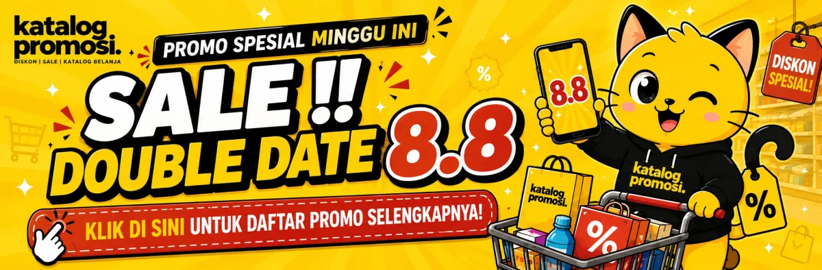 PROMO 8.8 DOUBLE DATE SALE TERBARU MINGGU INI