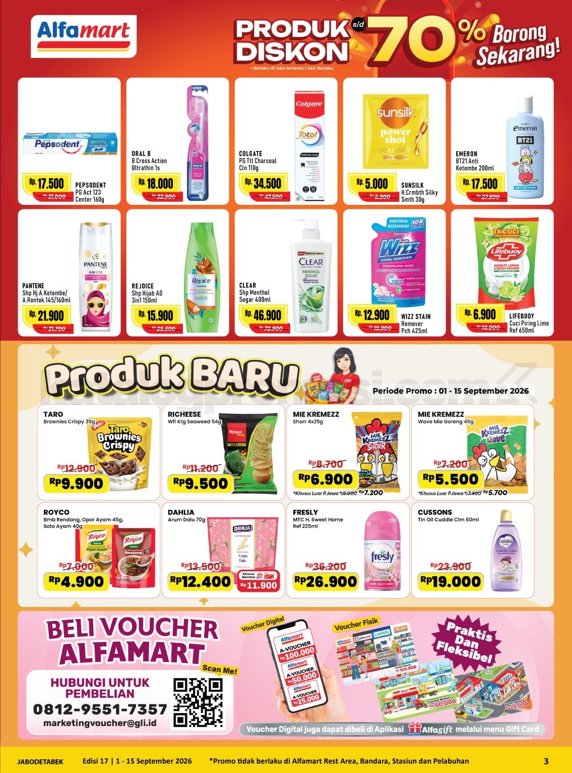 Promo Alfamart Terbaru Katalog 01-15 September 2026