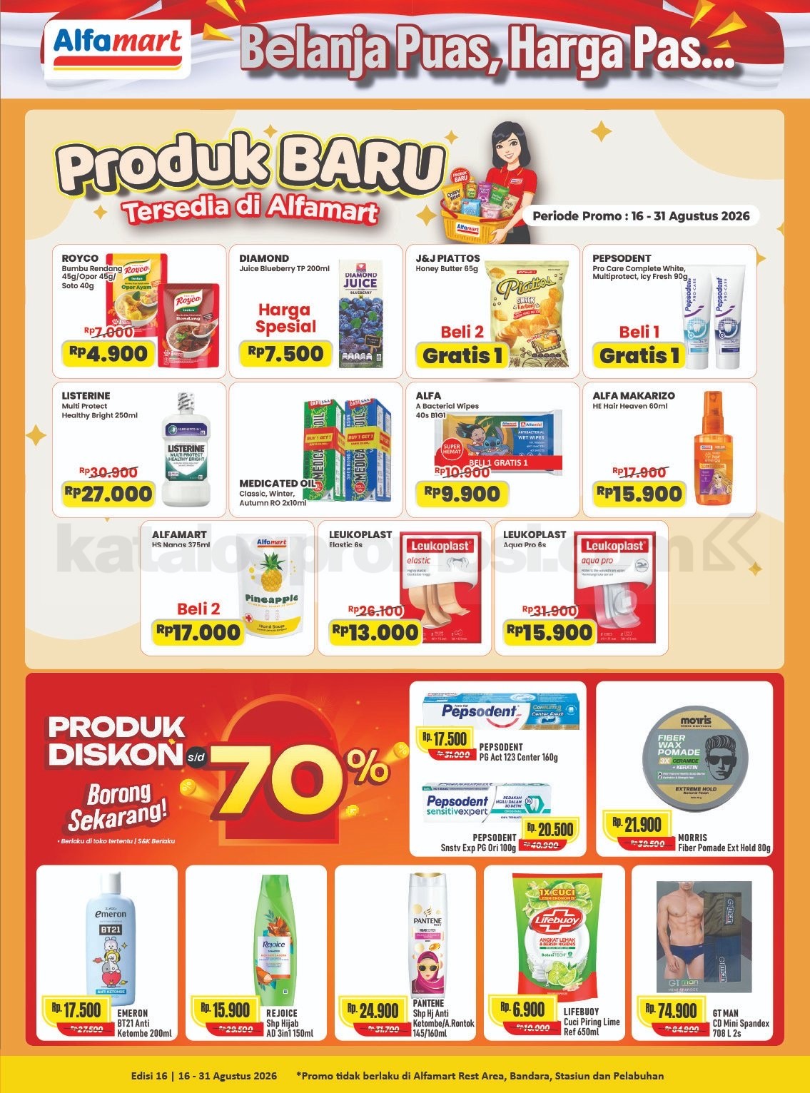 Promo Alfamart Terbaru Katalog 16-31 Agustus 2026