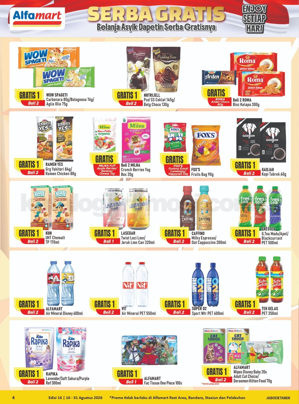 Promo Alfamart Terbaru Katalog 16-31 Agustus 2026