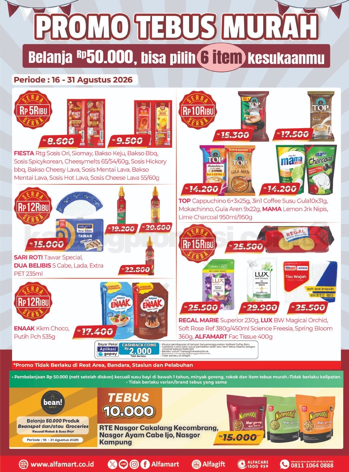 Promo Alfamart Terbaru Katalog 16-31 Agustus 2026