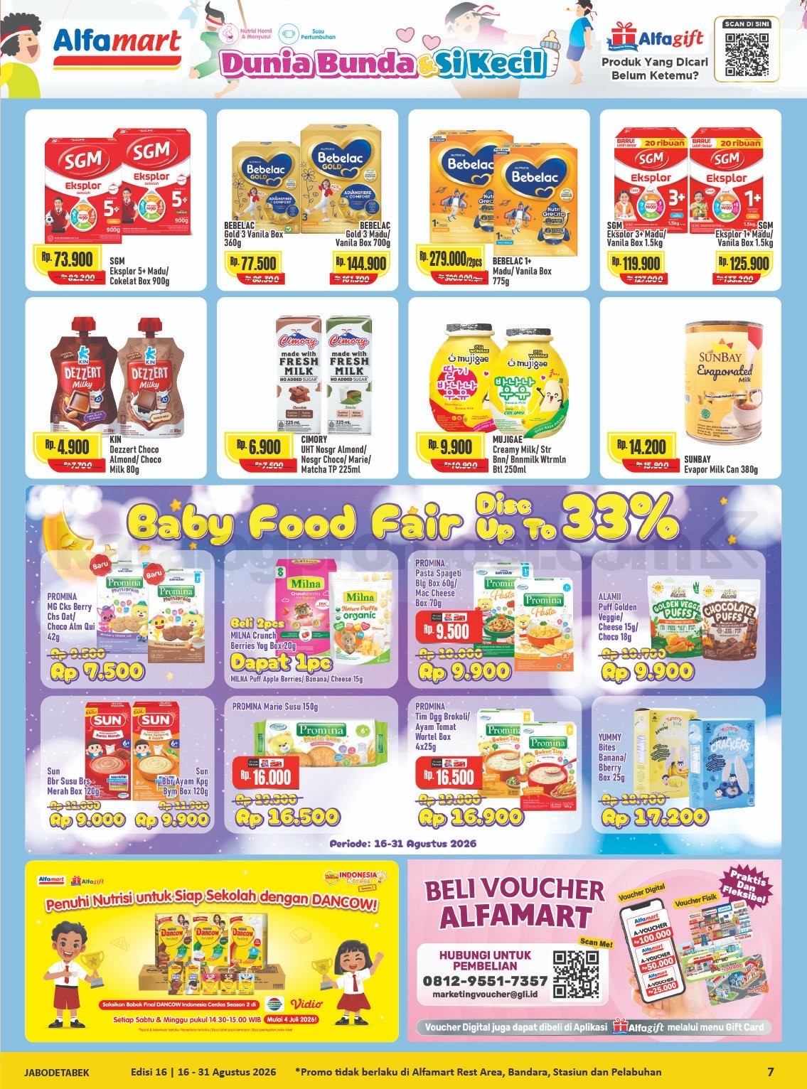 Promo Alfamart Terbaru Katalog 16-31 Agustus 2026