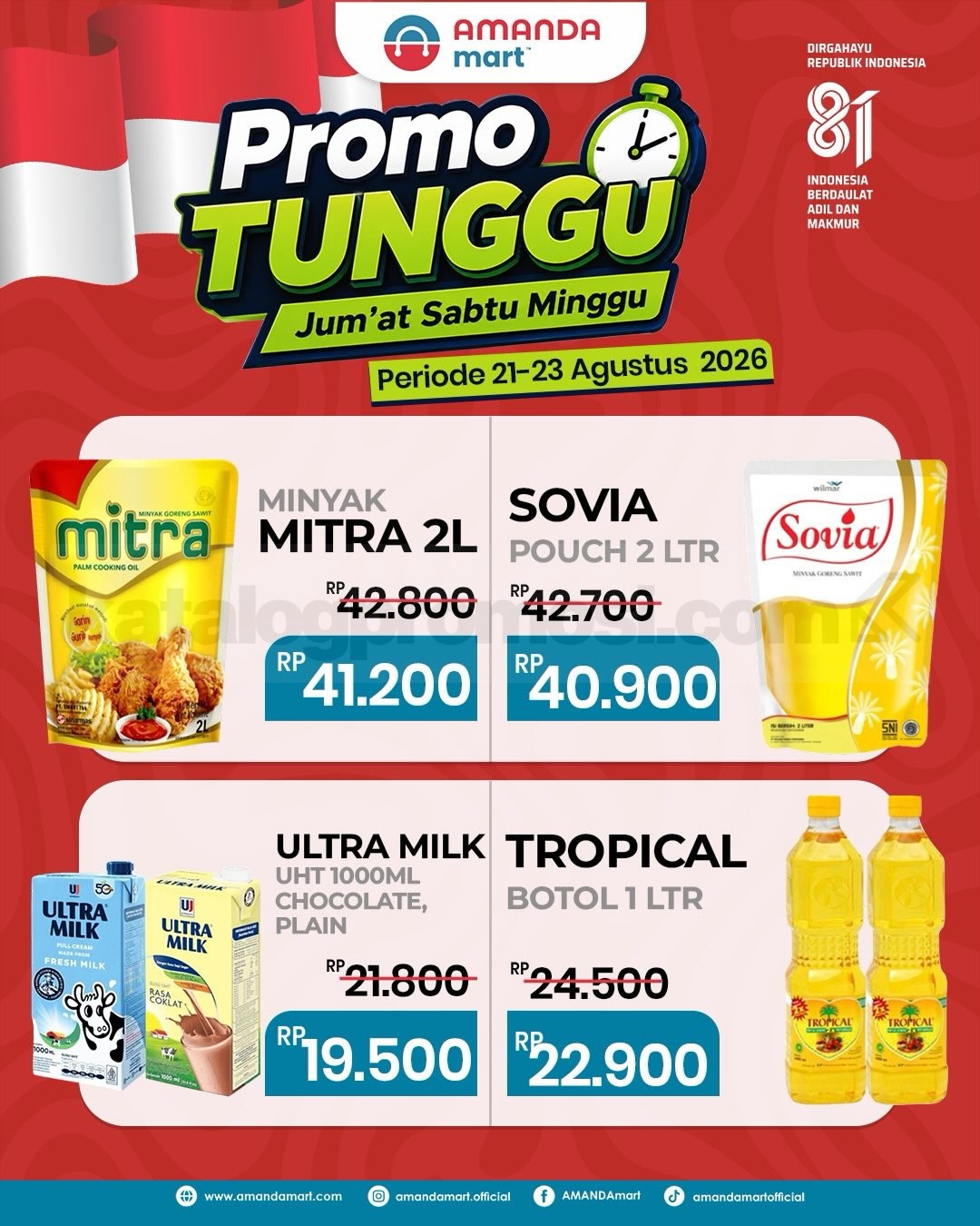 Promo AmandaMart JSM Weekend 21-23 Agustus 2026 Promo AmandaMart JSM Weekend 21-23 Agustus 2026