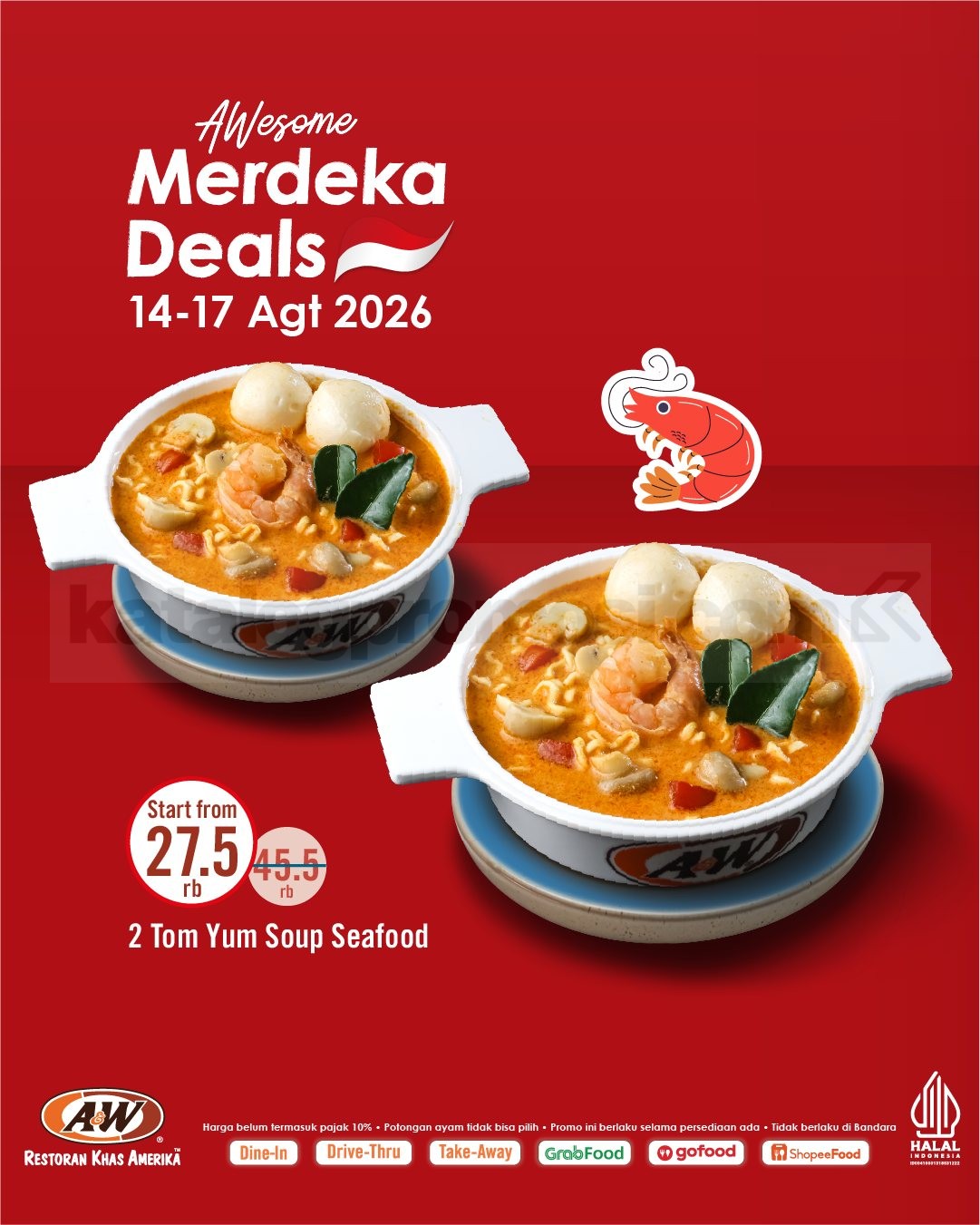 Promo A&W Merdeka Deals Paket Mulai Rp27.500 Promo A&W Merdeka Deals Paket Mulai Rp27.500 1