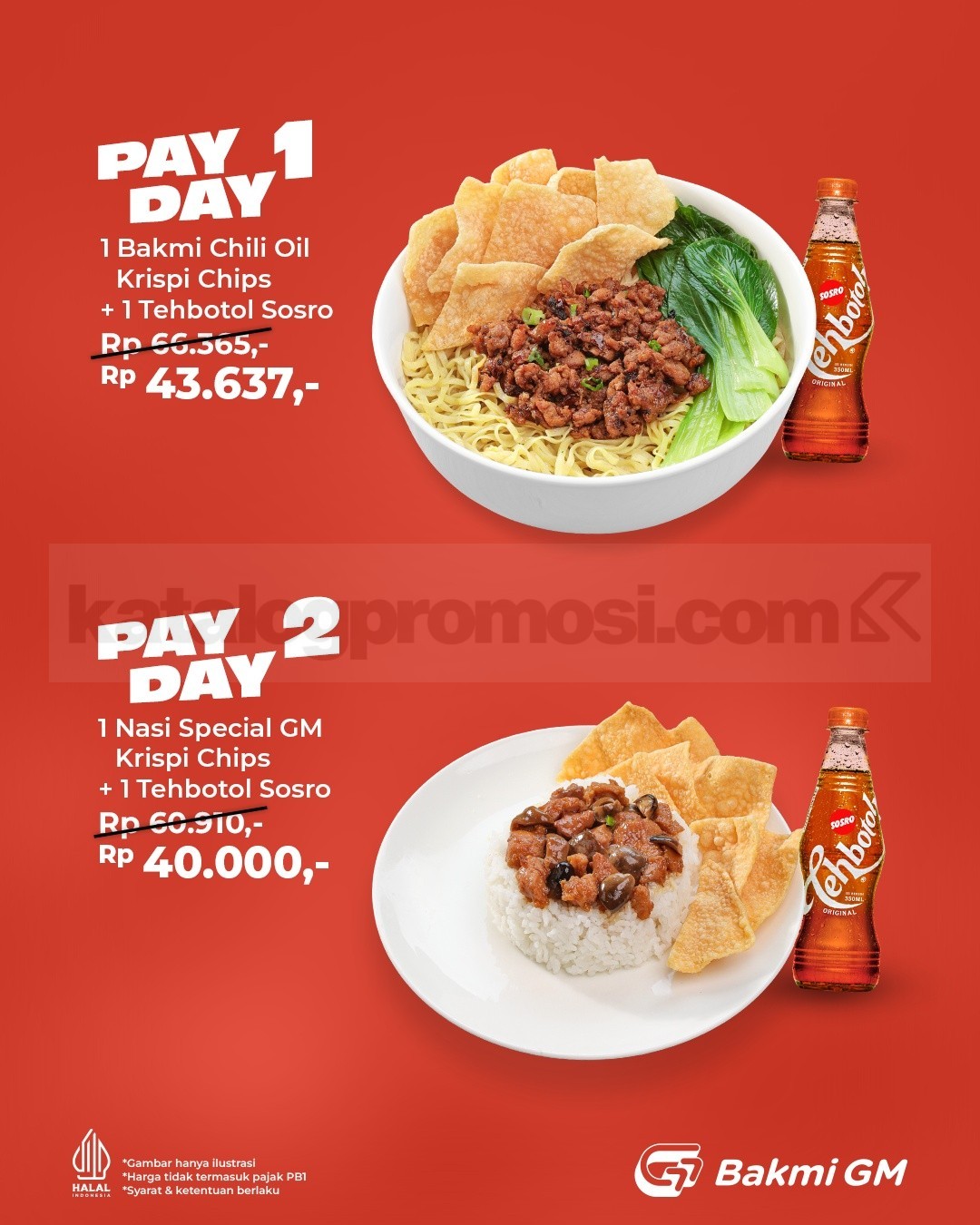 Promo Bakmi GM PAYDAY Paket Hemat Mulai Rp40.000