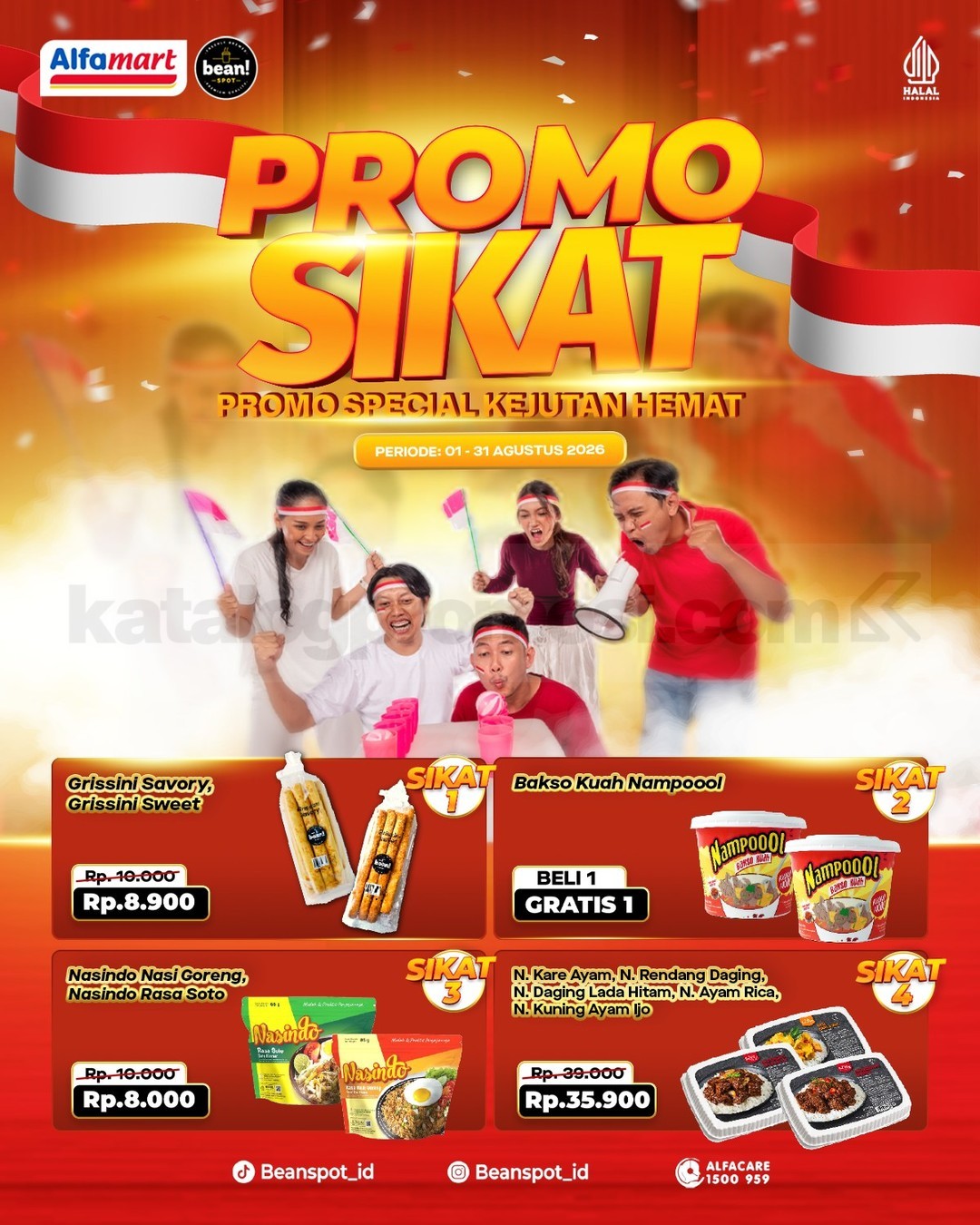 Promo BeanSpot SIKAT Hemat Jajanan dan Makanan Favorit