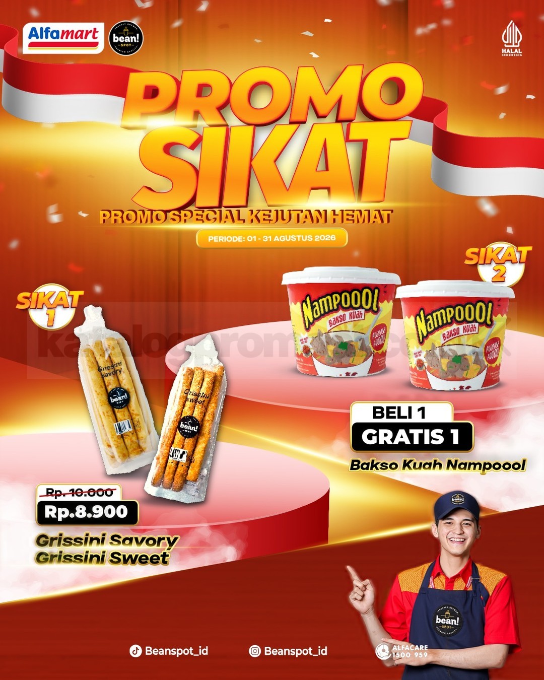 Promo BeanSpot SIKAT Hemat Jajanan dan Makanan Favorit