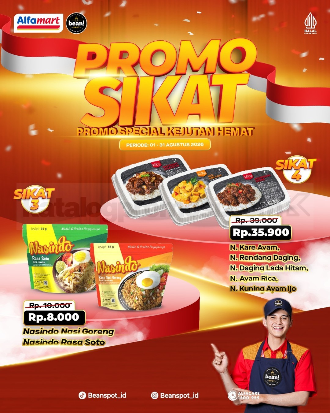 Promo BeanSpot SIKAT Hemat Jajanan dan Makanan Favorit