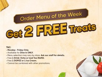 Promo Bellamama Menu of The Week gratis 2 treats untuk dine-in Senin–Jumat