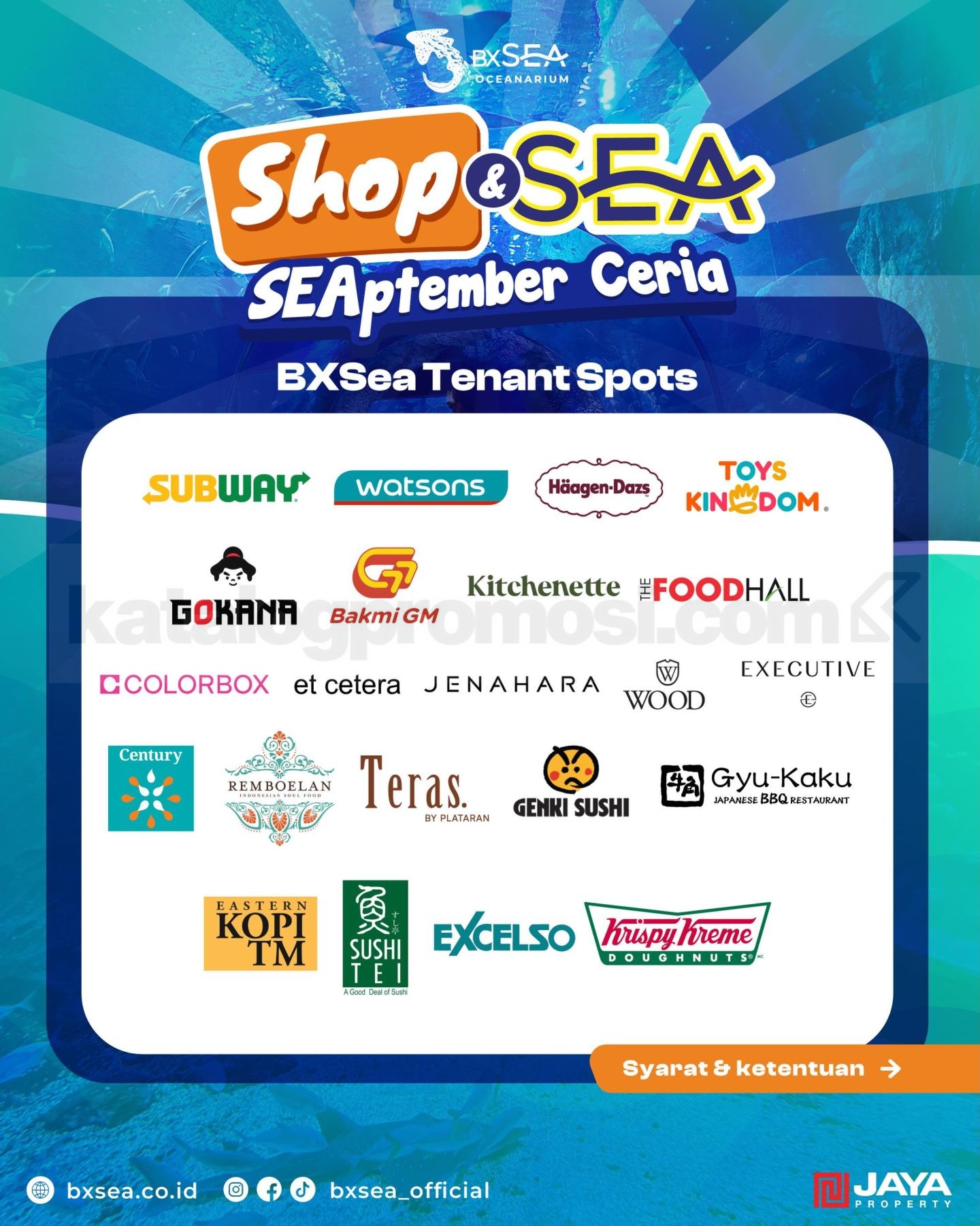 Promo BXSea Shop & Sea Tiket Masuk Mulai Rp80.000 Promo BXSea Shop & Sea Tiket Masuk Mulai Rp80.000 1