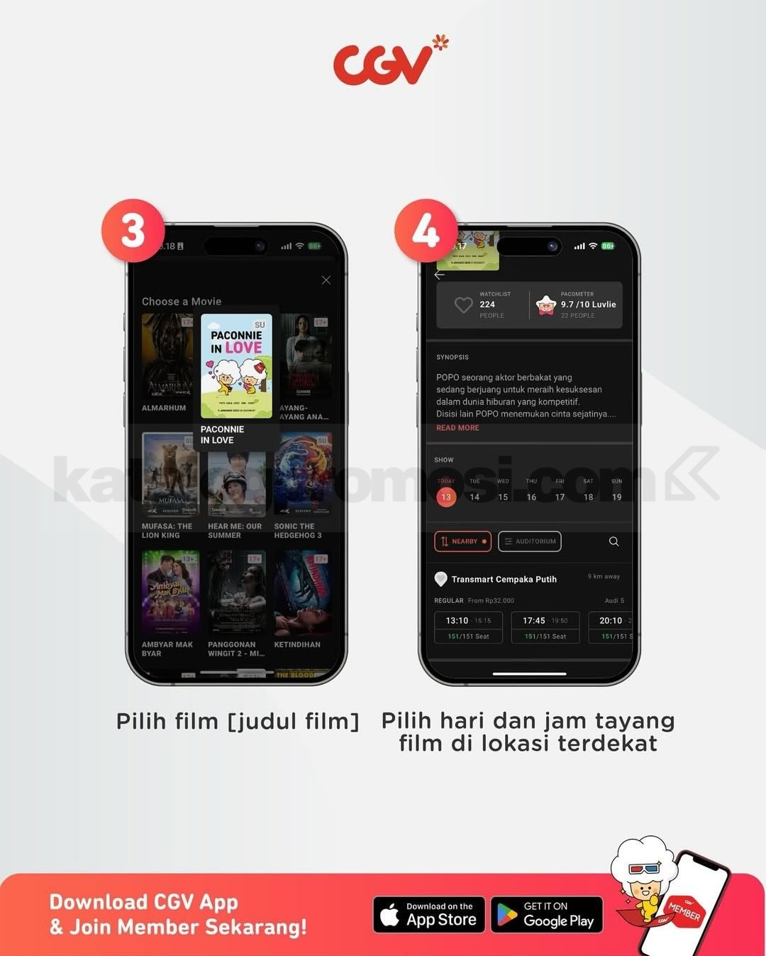 Promo CGV Beli 1 Gratis 1 Tiket Dan Bandung