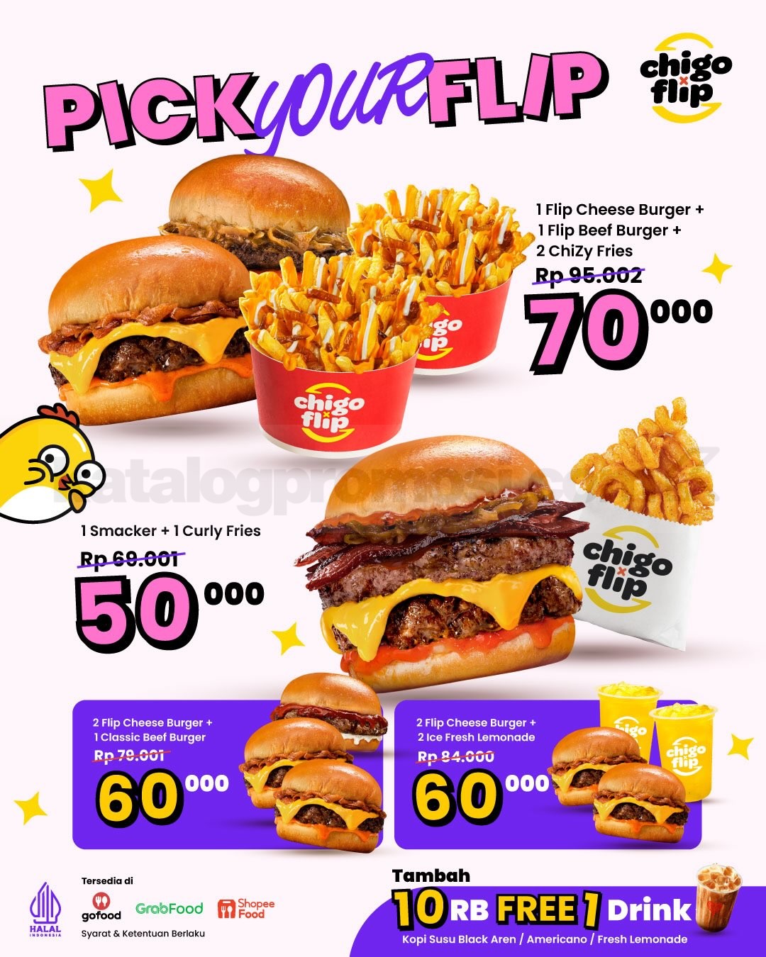 Promo Chigo x Flip Pick Your Flip Mulai Rp25.455