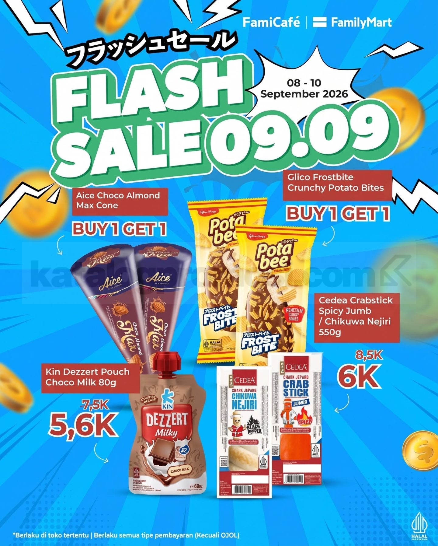 Promo FamilyMart Flash Sale 9.9 Mulai Rp5.600 Promo FamilyMart Flash Sale 9.9 Mulai Rp5.600 1
