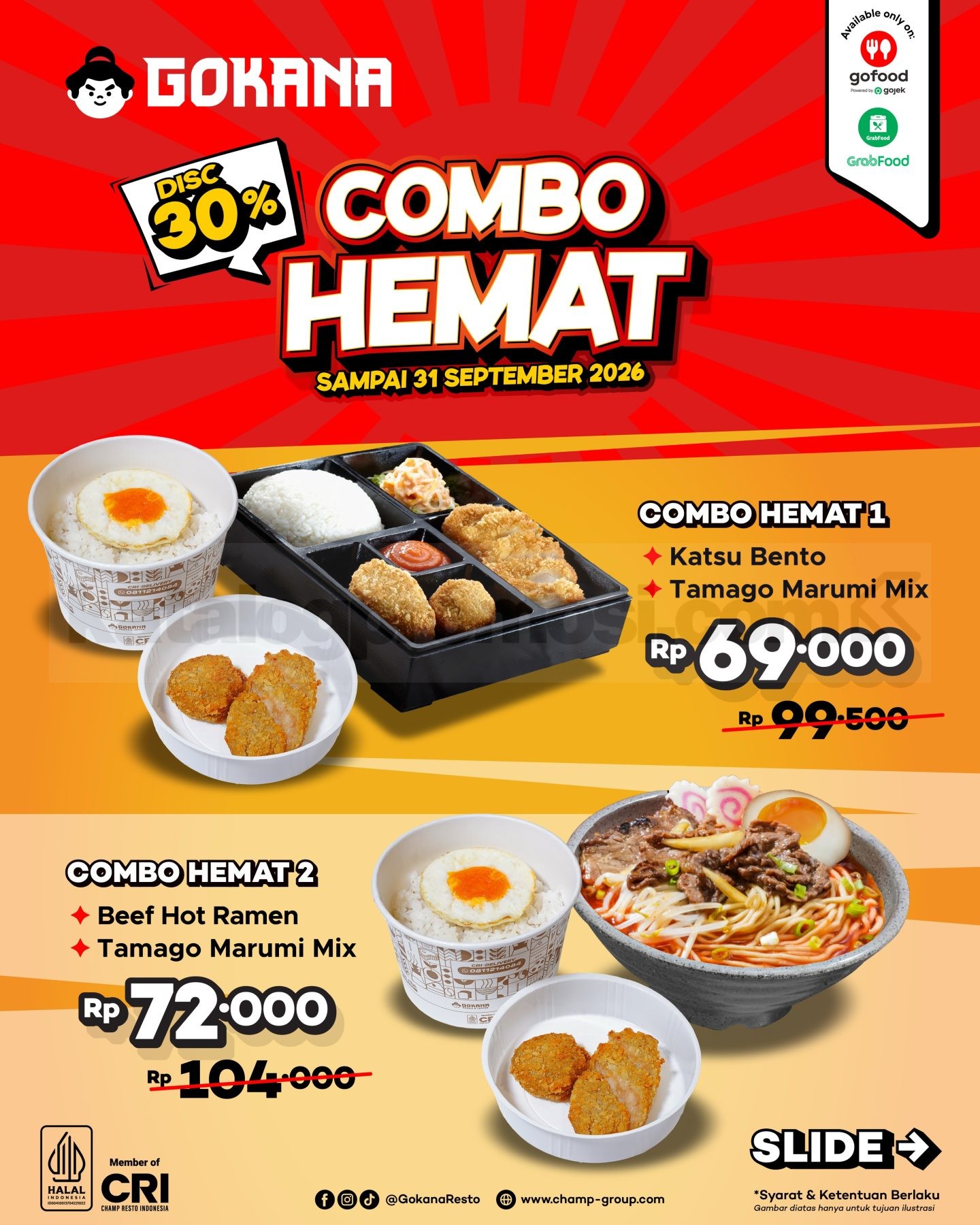 Promo Gokana Combo Hemat Diskon 30% Promo Gokana Combo Hemat Diskon 30% 1