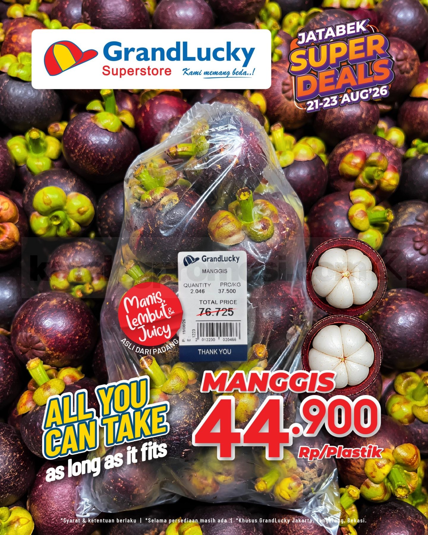 Promo GRAND LUCKY JSM 21-23 Agustus 2026 Promo GRAND LUCKY JSM 21-23 Agustus 2026