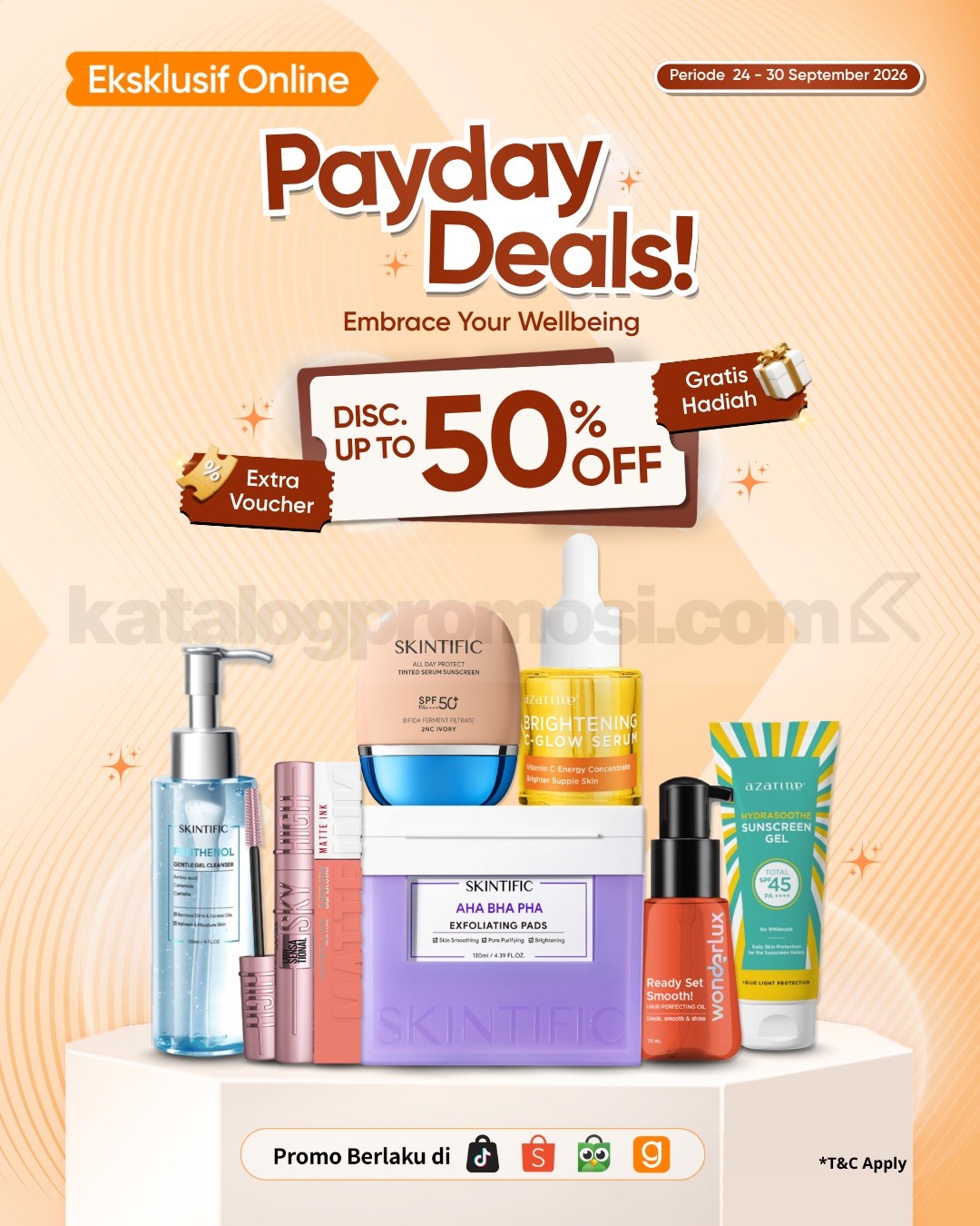 Promo Guardian Payday Deals Diskon hingga 50% Promo Guardian Payday Deals Diskon hingga 50% dengan gratis hadiah dan extra voucher