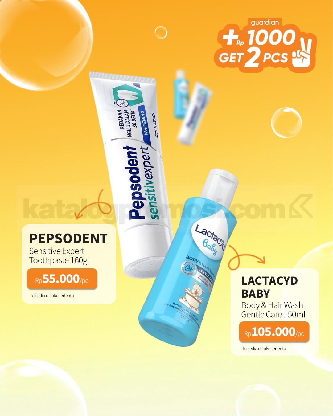 PROMO GUARDIAN HEMAT MINGGUAN TAMBAH +Rp. 1.000 DAPAT 2 PRODUK